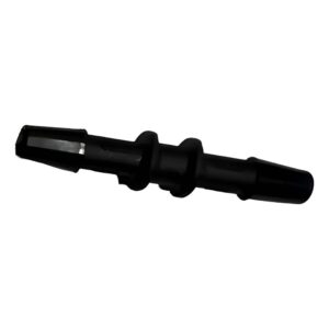 Conector Recto 10x10mm Para Manguera Automotriz Alta Calidad Negro