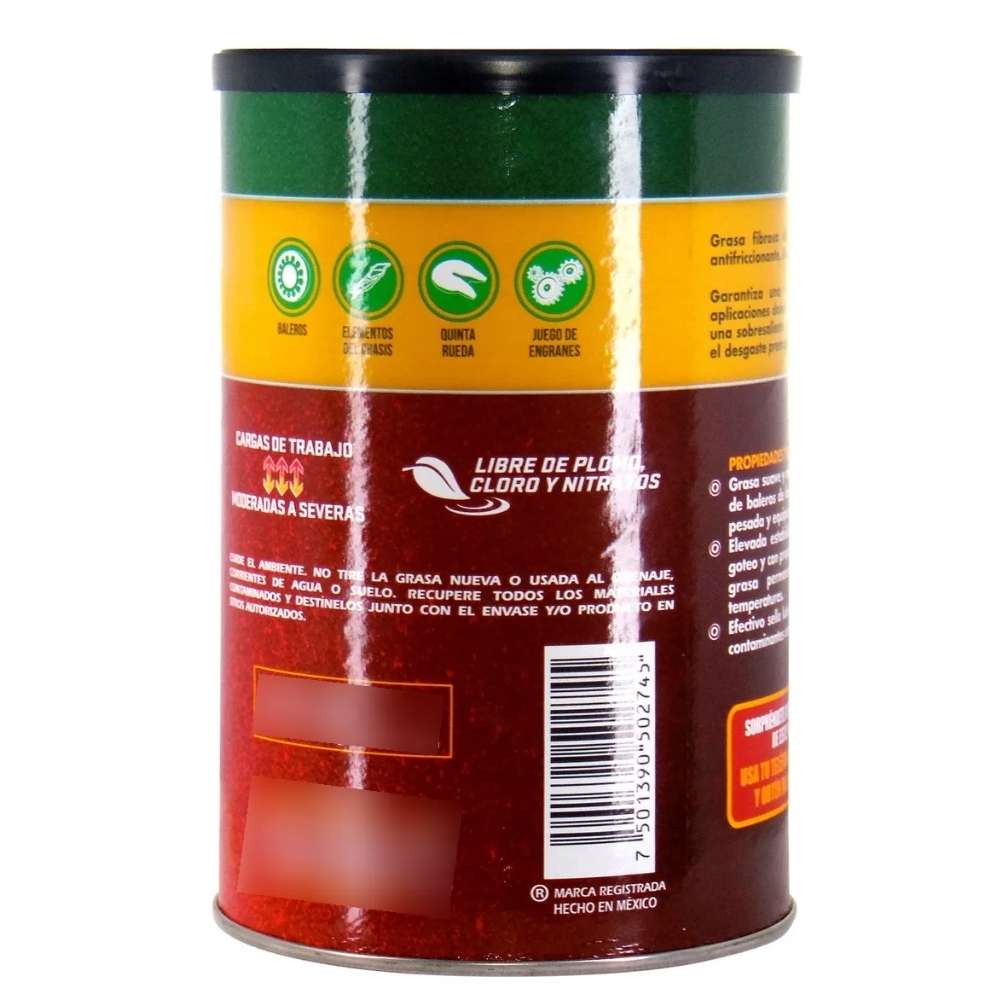 Grasa Lubricante Baleros Y Rodamientos Bat 3 / 850g - Imagen 2