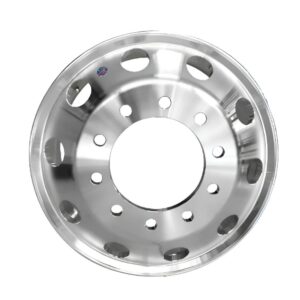 Rin De Aluminio 10 Circulos 22.5x8.25 T/unimount 8000 Lb Plateado