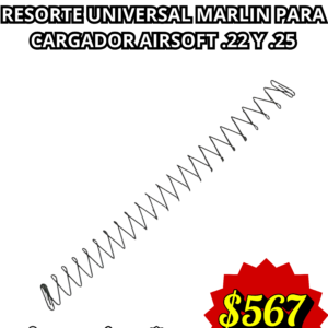 RESORTE UNIVERSAL MARLIN PARA CARGADOR AIRSOFT .22 Y 25