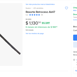 Resorte Retroceso Ak47