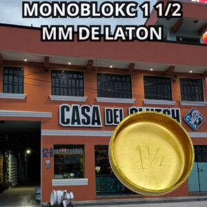TAPON DE MONOBLOCK 1 1/2MM DE LATÓN